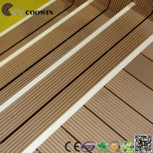 rainuré étanche résistant nouveau design bois 25mm épaisseur creux wpc decking